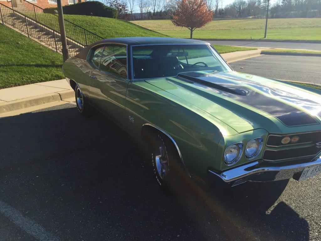 1970 Chevrolet Chevelle SS 396 #’s Matching Fac A/C Documented