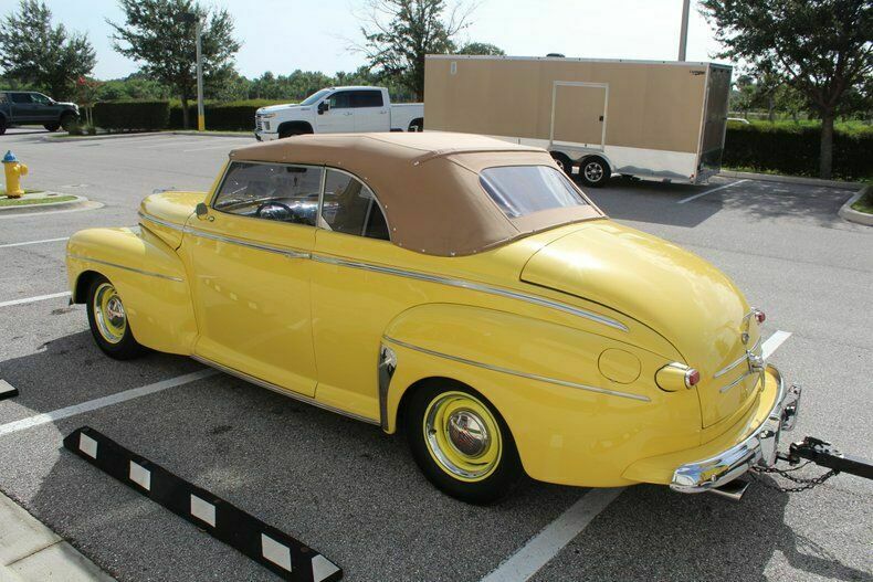 1946 Ford Convertible with matching trailer!