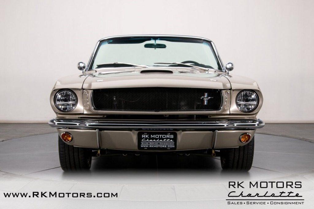 1965 Ford Mustang Champagne Convertible 5.0 Liter Coyote V8 6 Speed Manual