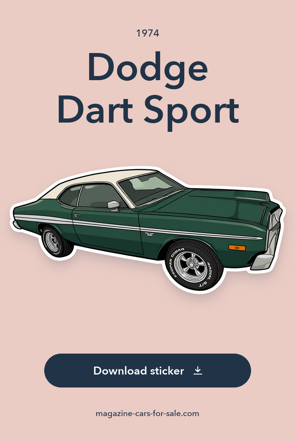 1974 Dodge Dart Sport sticker preview