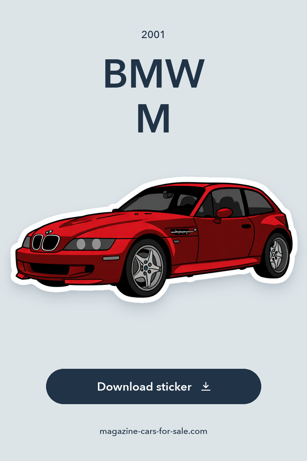 2001 BMW M sticker preview